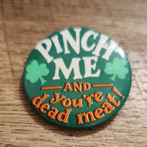 Hallmark Green and Orange Button